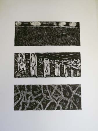 Beach - Monoprint
