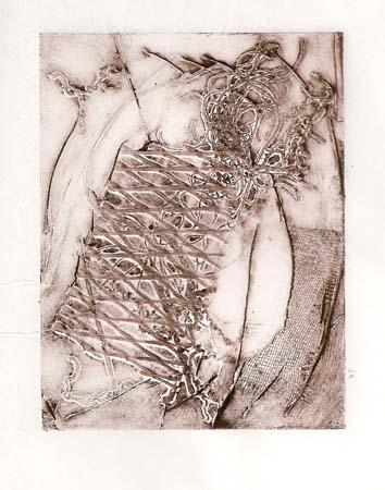 Flotsam - Collograph