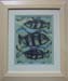 Fish Fish Fish - Monoprint with mixed media